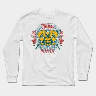 Japanese Samurai Ninja Long Sleeve T-Shirt